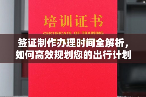 大方签证制作办理时间全解析，如何高效规划您的出行计划