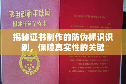 大方揭秘证书制作的防伪标识识别，保障真实性的关键