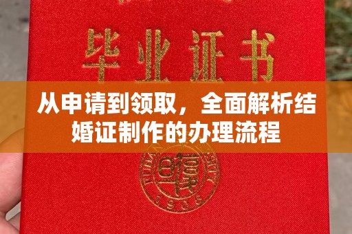 大方从申请到领取，全面解析结婚证制作的办理流程