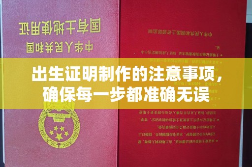 大方出生证明制作的注意事项，确保每一步都准确无误