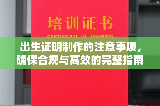 大方出生证明制作的注意事项，确保合规与高效的完整指南