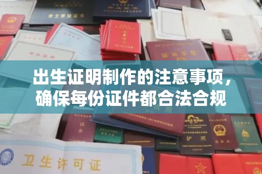大方出生证明制作的注意事项，确保每份证件都合法合规