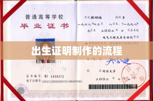 大方出生证明制作的流程