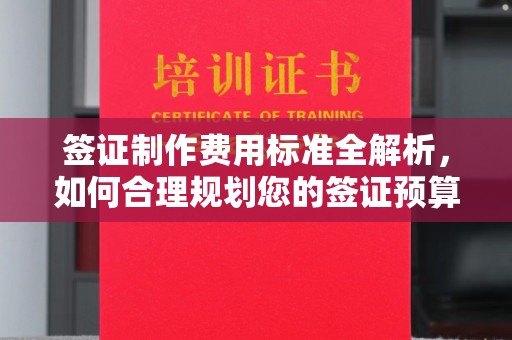 大方签证制作费用标准全解析，如何合理规划您的签证预算？